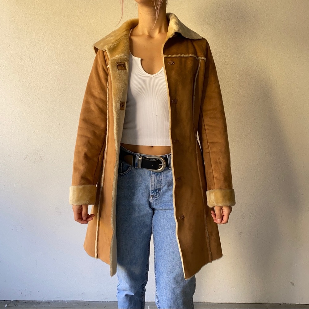 🖤SALE: price drop🖤F21 faux suede coat